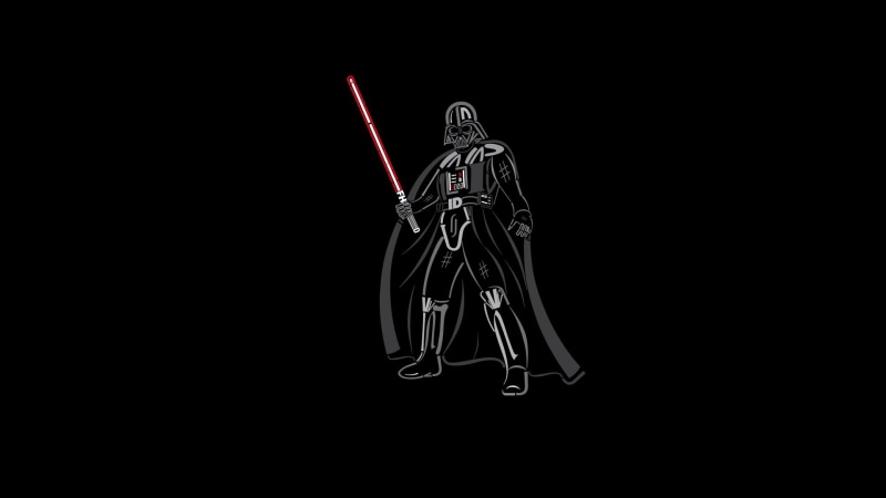 darth, copy space, wars, Star Wars, full length, male likeness, Lightsaber, still life, black background, no people, indoors, cut out, human representation