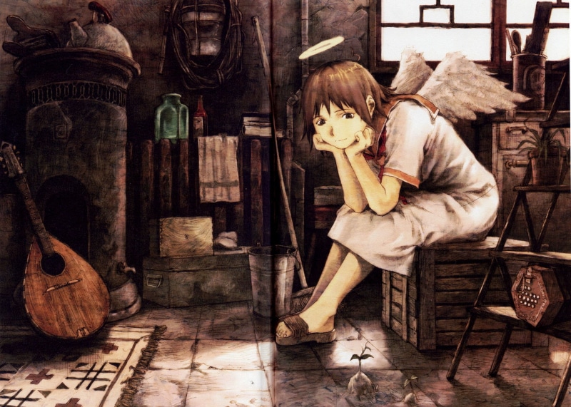shading, 1080P, haibane, rakka, seedling, soft, renmei