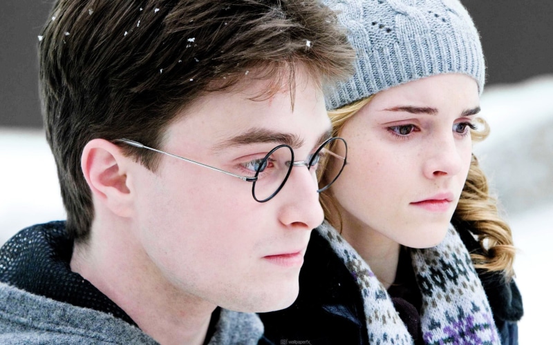 harry, Daniel Radcliffe, 2K, harry potter, Emma Watson, hermione