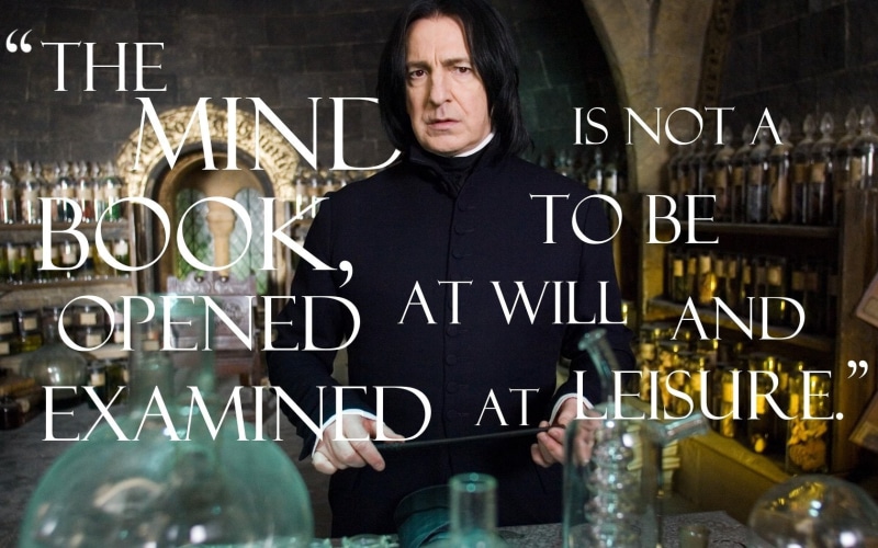 Severus Snape, Harry Potter, Harry Potter and the Order of the Phoenix, Quote, Alan Rickman, 720P