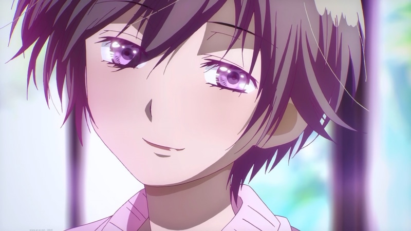 Bokura wa Minna Kawaisou, anime, screen shot, short hair, 1080P, purple eyes, Kawai Ritsu, smiling, anime girls