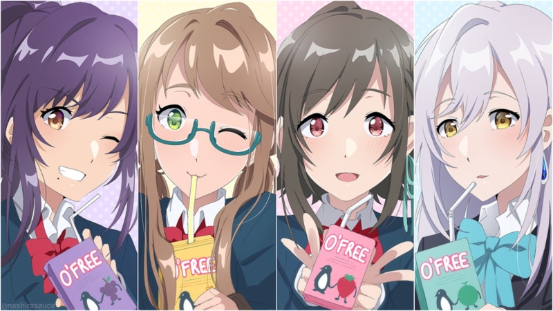 Iroduku: The World in Colors, Asagi Kazano, Anime, Kohaku Tsukishiro, 1080P, Hitomi Tsukishiro, Kurumi Kawai