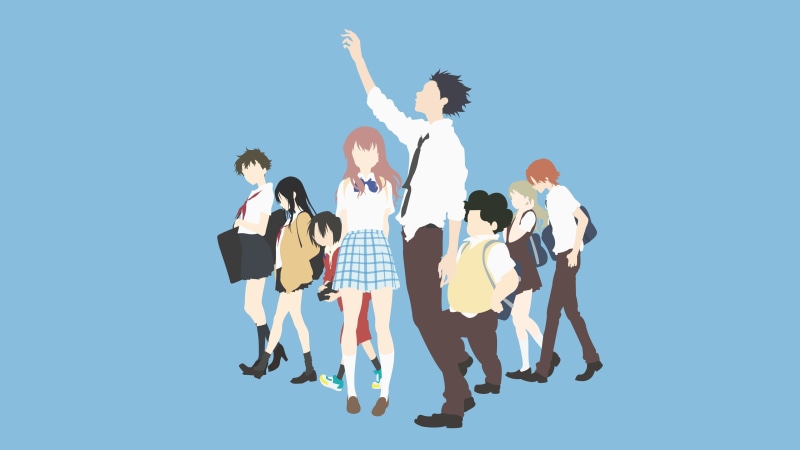 Shouya Ishida, Shouko Nishimiya, Tomohiro Nagatsuka, Miyoko Sahara, Yuzuru Nishimiya, Koe No Katachi, Anime, Naoka Ueno, Satoshi Mashiba, 4K, Miki Kawai