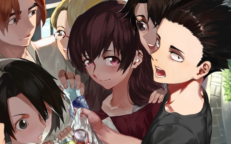 Miyoko Sahara, 1080P, Anime, Shouko Nishimiya, Miki Kawai, Koe No Katachi, Satoshi Mashiba, Shouya Ishida, Yuzuru Nishimiya