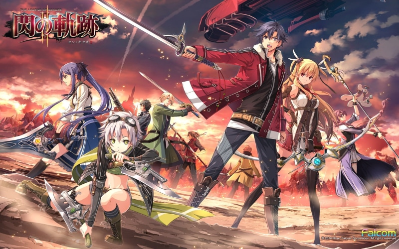 Fie Claussell, weapon, outdoors, Rean Schwarzer, people, nature, The Legend of Heroes: Sen no Kiseki, women, built structure, amusement park ride, adult