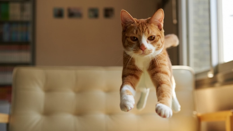 kitten, ginger cat, selective focus, indoors, orange, no people, domestic, vertebrate, pets, portrait, sitting, cat, day, domestic cat, 1080P, domestic animals