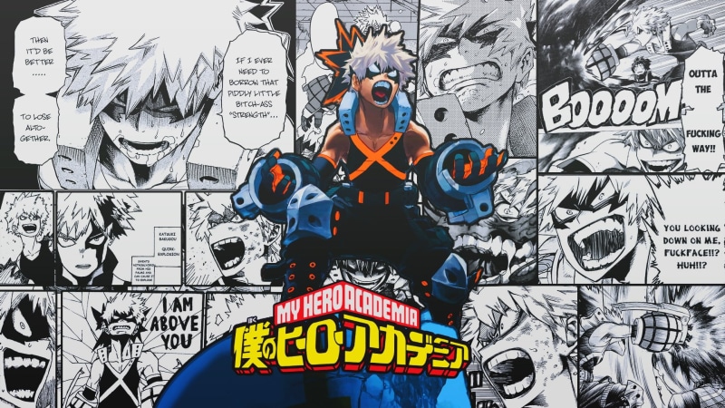 architecture, craft, built structure, mural, male likeness, multi colored, 1080P, wall - building feature, sign, My Hero Academia, travel, human representation