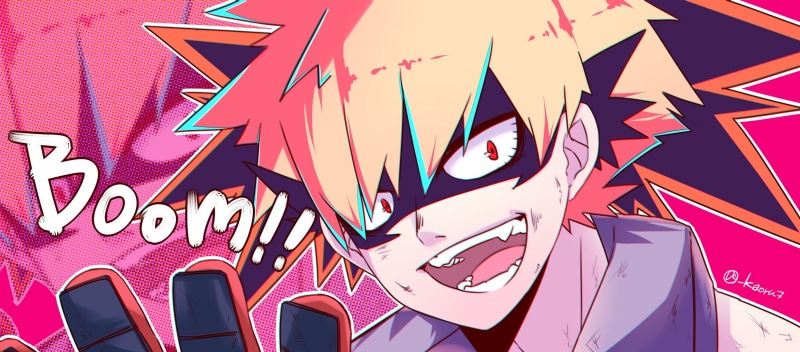 Katsuki Bakugou, Boku no Hero Academia, 1080P, anime, Boku no hero
