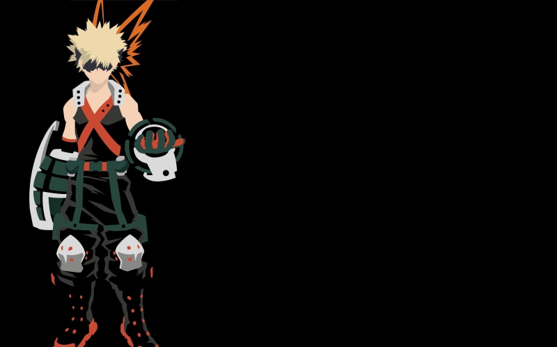 Katsuki Bakugou, 4K, My Hero Academia, Anime