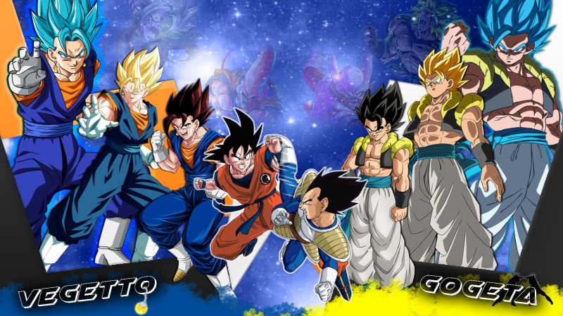 Son Goku, 1080P, Gogeta, Super Saiyan, Dragon Ball, Vegeta, Dragon Ball Super, Super Saiyan Blue, Dragon Ball Z, Vegetto