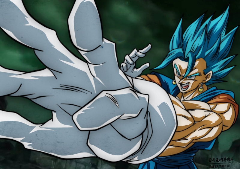 Dragon Ball Super, Dragon Ball, 1080P, Vegito (Dragon Ball), Super Saiyan Blue