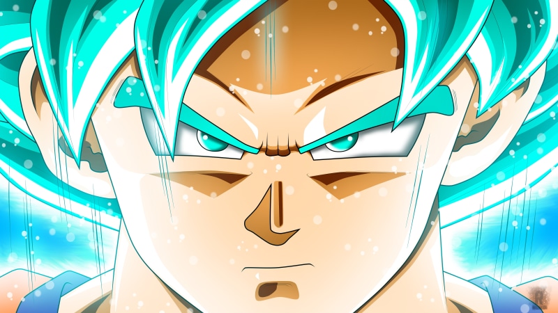 Son Goku, Super Saiyan Blue, Super Saiyajin Blue, Dragon Ball, Dragon Ball Super, 5K