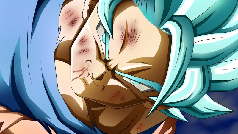 decoration, nature, design, 1080P, day, directly below, shape, Son Goku, Dragon Ball, close-up, low angle view, multi colored, blue, geometric shape, glass - material