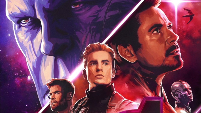 Thanos, The Avengers, Captain America, Iron Man, Thor, 8K, Nebula (Marvel Comics), Avengers Endgame