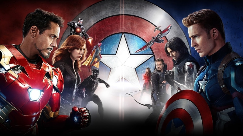 1080P, Natasha Romanoff, Robert Downey Jr., Winter Soldier, Falcon (Marvel Comics), Captain America: Civil War, Vision (Marvel Comics), Hawkeye, Iron Man