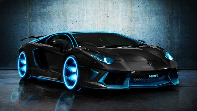 famous, famous brand, brand, 1080P, black, car, lamborghini