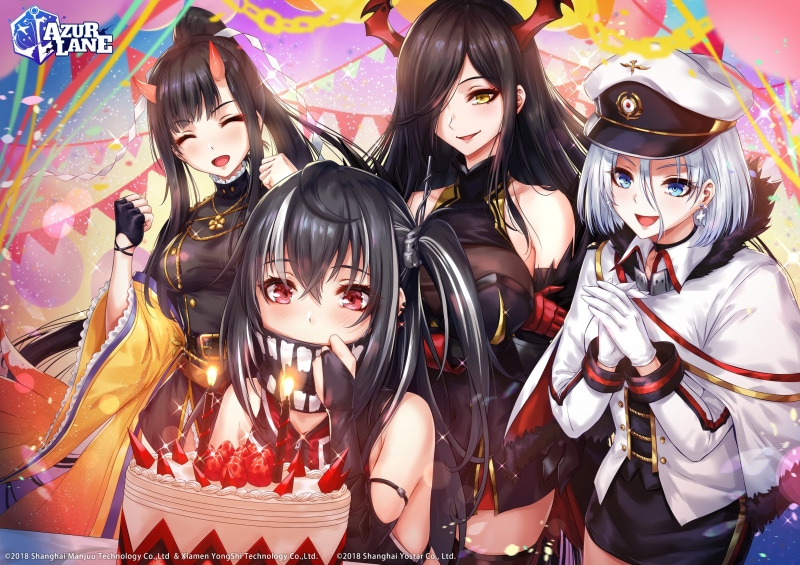 U-47 (Azur Lane), Azur Lane, sakiyamama, Ryuuhou (Azur Lane), 4K, Tirpitz (Azur Lane), anime, Friedrich der Grosse, anime girls
