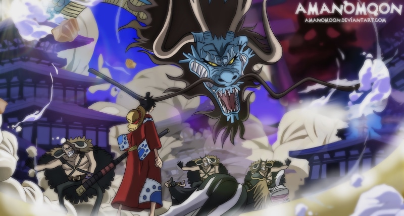 Kaido (One Piece), One Piece, Monkey D. Luffy, 4K