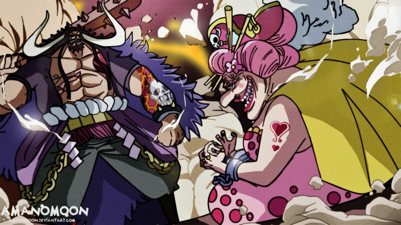 One Piece, Kaido (One Piece), Charlotte Linlin, 4K