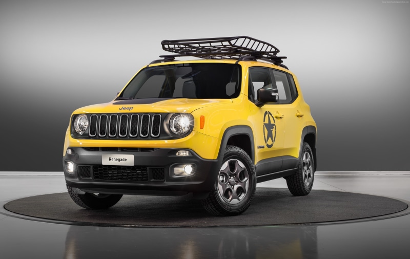 toy, no people, close-up, retro styled, 2K, yellow, transportation, single object, motor vehicle, jeep renegade longitude moparized, mode of transportation
