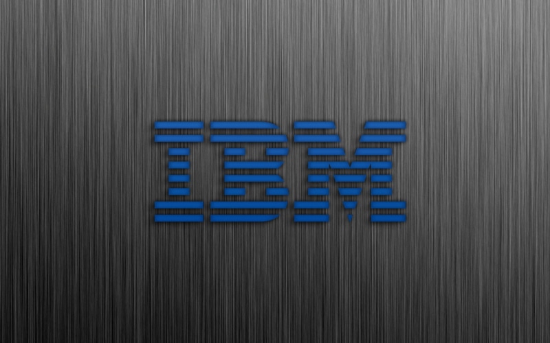 computers, ibm, blue, 720P, metal, brushed, technology