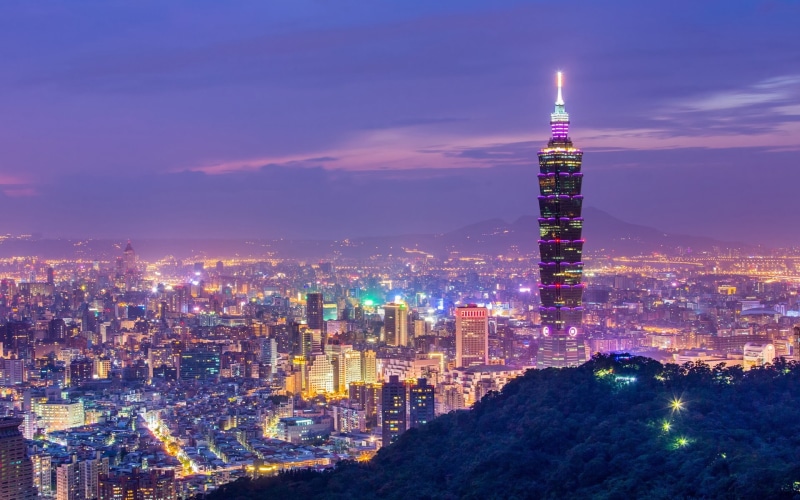 Taiwan, 1080P, architecture, Taipei, city, Taipei 101