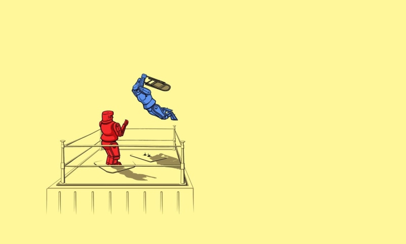 sketch, human representation, creativity, metal, craft, simple, art and craft, representation, red, minimalism, ladder, male likeness, wrestling, orange color