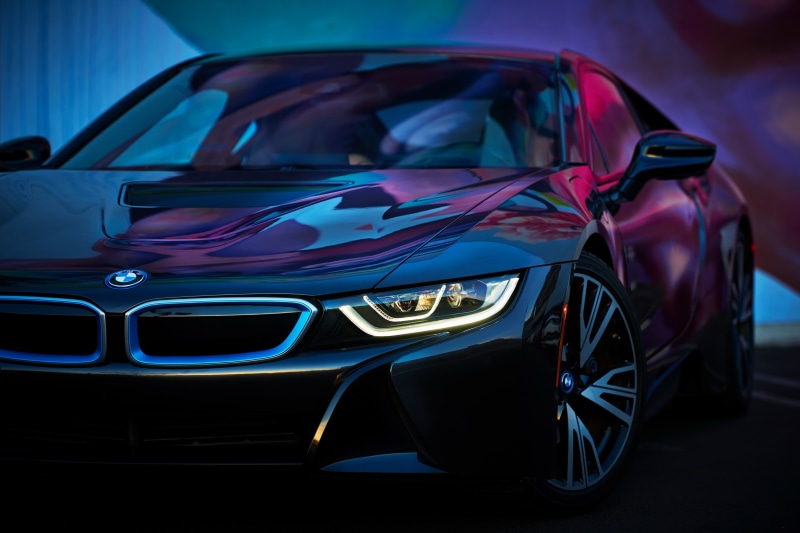 4K, BMW i8, BMW, car