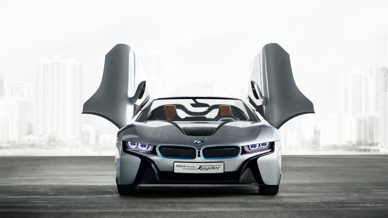 car, BMW i8, 1080P