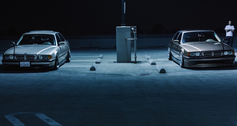 2K, car, 7 series, stance, BMW, E38, tuning