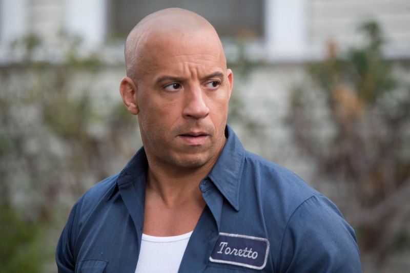 casual clothing, VIN Diesel, serious, mid adult men, men, shirt, The Fast and the Furious 6, Fast and furious 6, shaved head, portrait, adult, mid adult