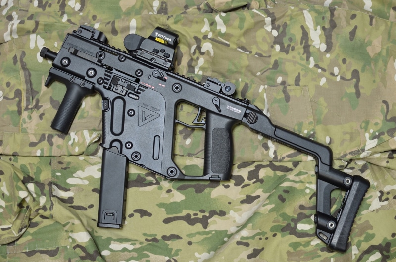 camouflage, KRISS Vector, the gun, 1080P, weapons, Super V