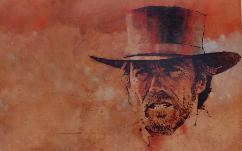 representation, movies, no people, day, Pale Rider, western, art and craft, outdoors, backgrounds, rusty, wall - building feature, close-up, animal body part