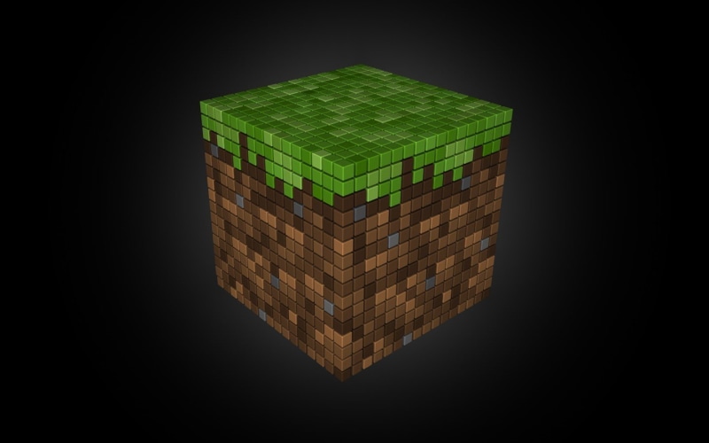 video games, grass, games, minecraft creeper, boxes, small boxes, green, mine, creeper, small, video, field, minecraft, 720P
