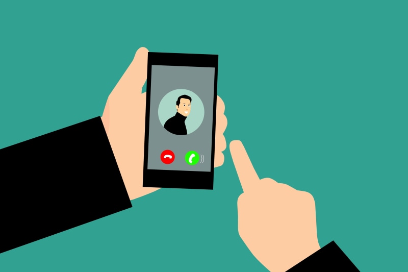 contact, video call, messaging, device, technology, application, green color, over, icon, network, adult, phone call, phone, button, flat, 4K, computer icon