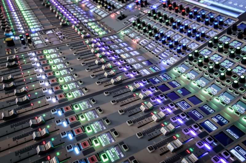 choice, in a row, digital, knob, order, radio station, broadcasting, arts culture and entertainment, large group of objects, mixing console, audio equipment