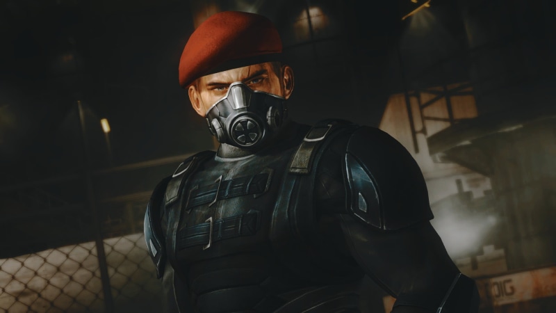 obscured face, unrecognizable person, Dead or Alive 5, 1080P, protective workwear, working, real people, occupation, indoors, helmet, one person, aggression