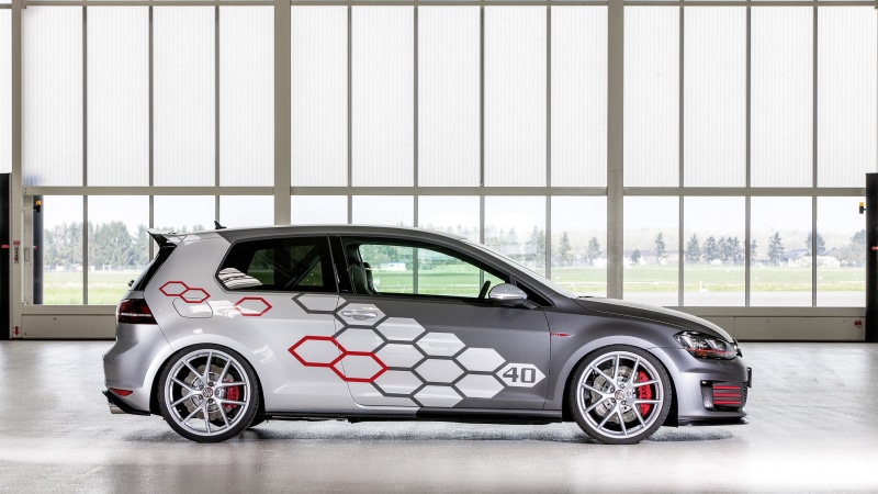 Golf GTI, door, Volkswagen Golf GTI " Heartbeat", 4K, white, hatchback, Typ 5G, silver, Wörthersee 2016