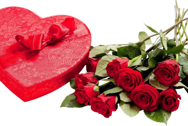 gift, 2K, roses, valentines day, love, day, valentines, bow