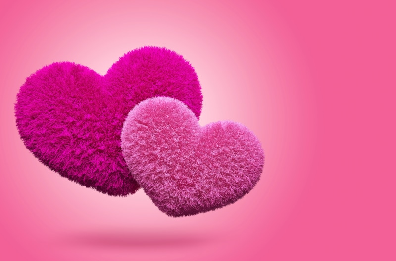 creativity, pink, symbol, fluffy, decoration, holiday, love, positive emotion, pink Color, celebration, food and drink, copy space, purity, passion, backgrounds