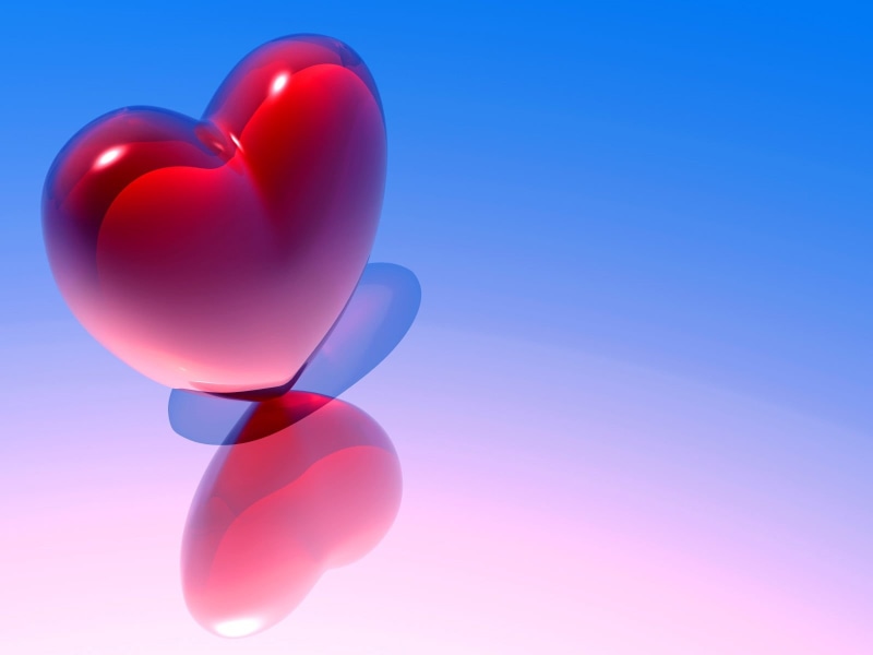 reflection, celebration, heart Shape, shiny, positive emotion, heart, inflatable, multi colored, valentine Card, illustration, concepts, flirting, celebration event