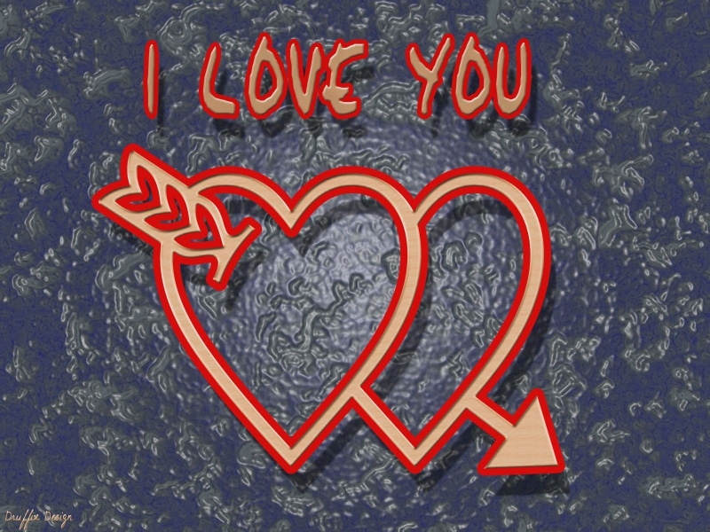 i love you, romance, art design, feelings, 720P, red, design, arrow, love, heart, art