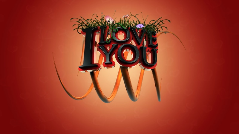 i, d, hd, love, you, 3d, 1080P