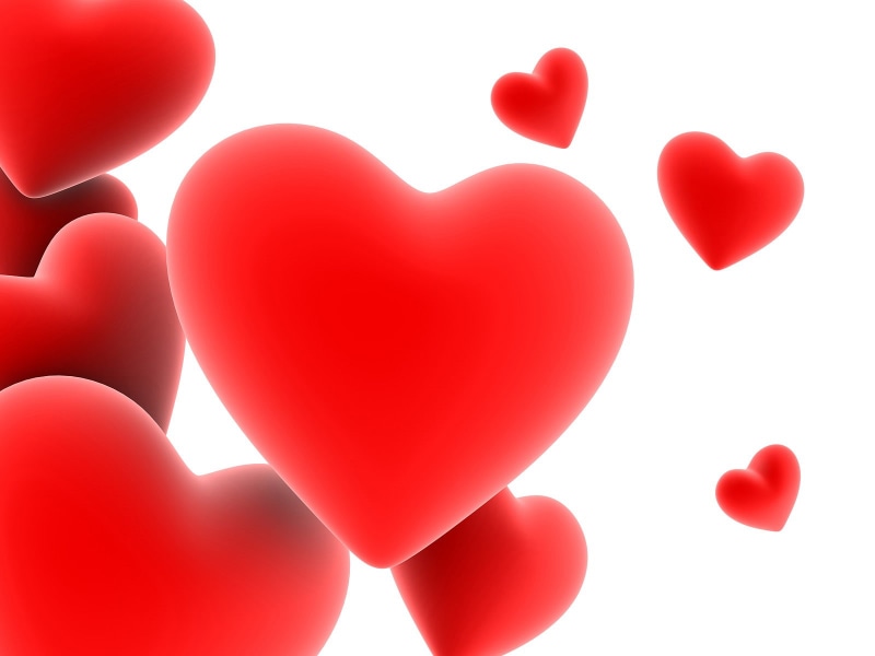 simple background, love, heart, 720P, feelings, romance, illustration, simple, red, background