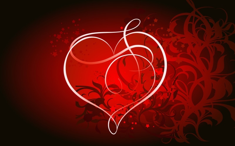 Love, Heart, Romantic, 1080P, Red