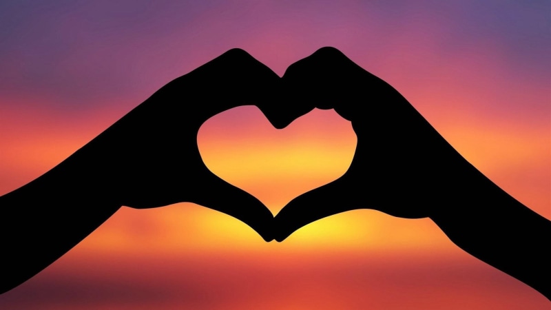 silhouette, photography, hand, heart, hands, 1920x1080, forming, 1080P