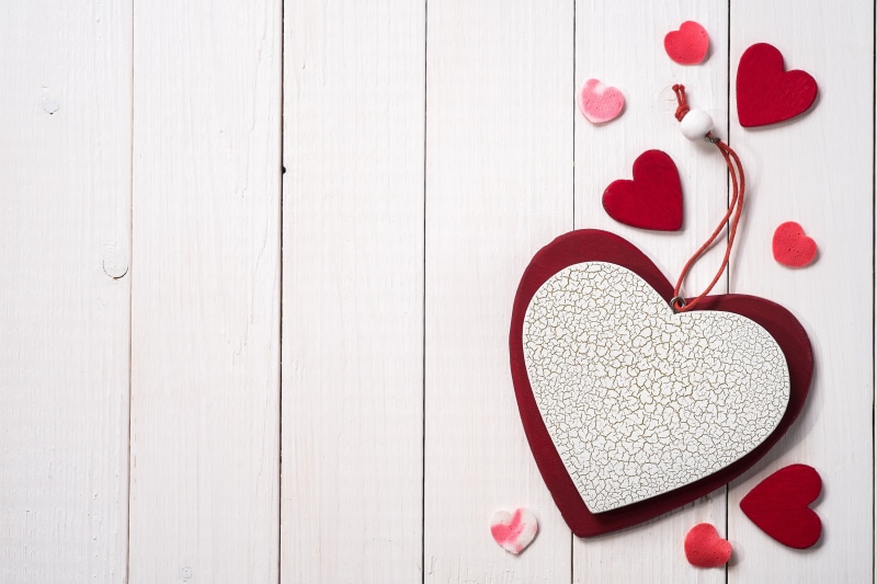romantic, romance, hearts, wood, 4K, heart, Valentines, love