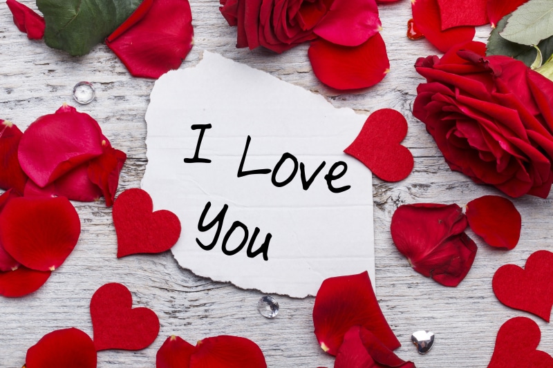 love image, 4K, heart, 5K, rose, flowers