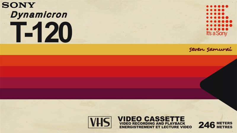 video tape, 8K, VHS