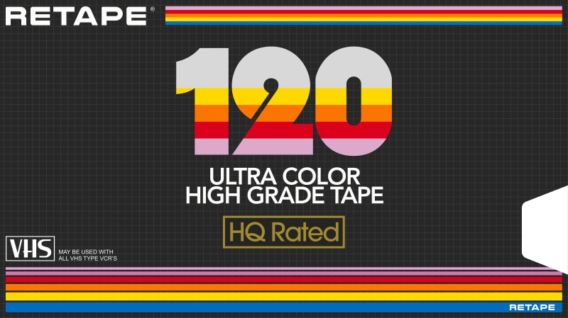 8K, video tape, VHS